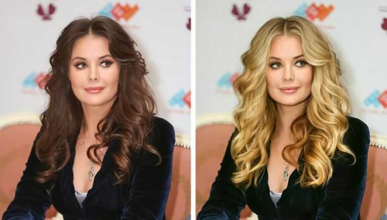 Актриса представала и блондинкой, размахивающей мечом, и шатенкой с волнистыми волосами, и обладательницей каре с густой челкой