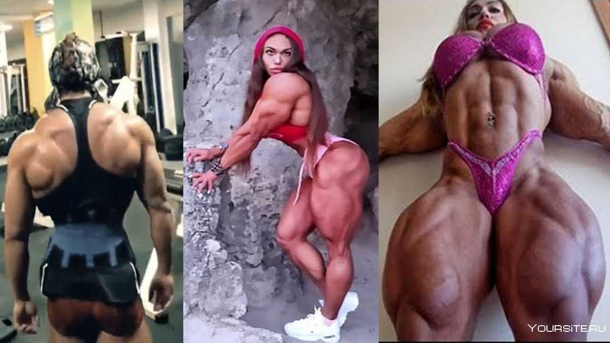 Бодибилдерша: фото до и после