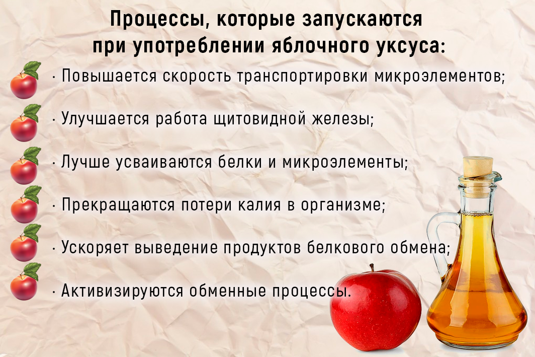 Яблочный уксус для похудения: польза, рецепты, обертывания