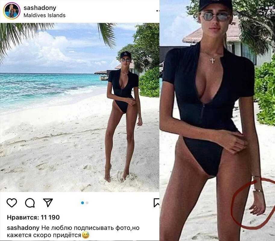 Кто такая саша дони и как она выглядела до пластических операций