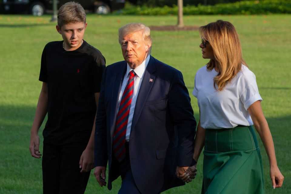Бэррон трамп - младший сын президента сша (15 фото). биография каждый день носит костюм